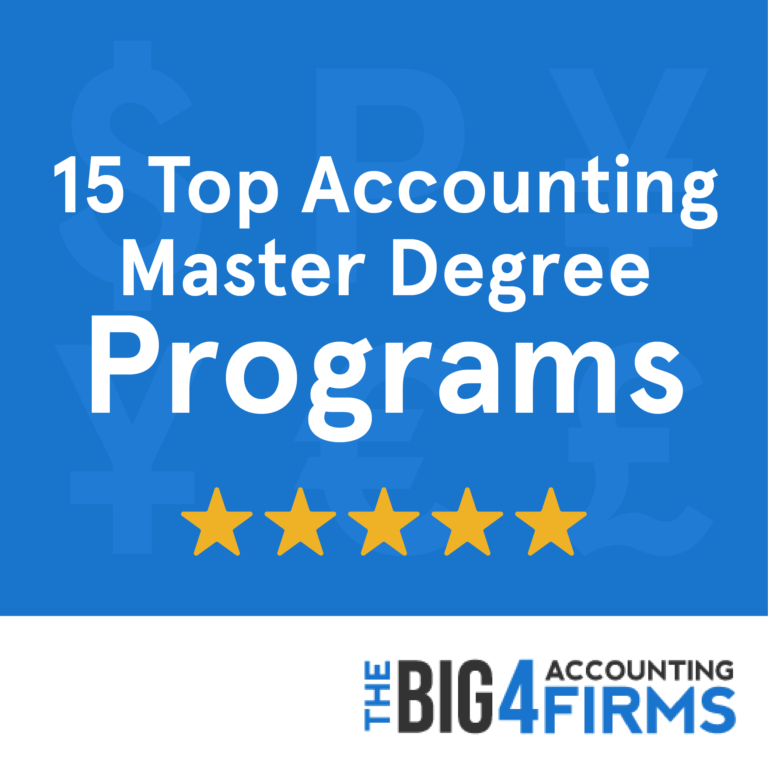 15 Top Accounting Master Degree Programs