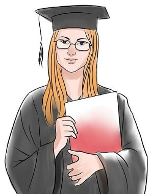 étudiant diplômé